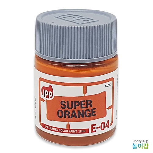 IPP 에나멜도료 E-04 슈퍼 오렌지 유광 / 에나멜 칼라 슈퍼오렌지
