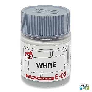 IPP 에나멜도료 E-02 화이트 유광 / 에나멜 칼라 광택 흰색