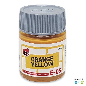 IPP 에나멜도료 E-05 오렌지 옐로우 유광 / 에나멜 칼라 오렌지옐로우