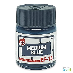 IPP 에나멜도료 EF-18 미디엄블루 무광/ 에나멜 미디엄 블루